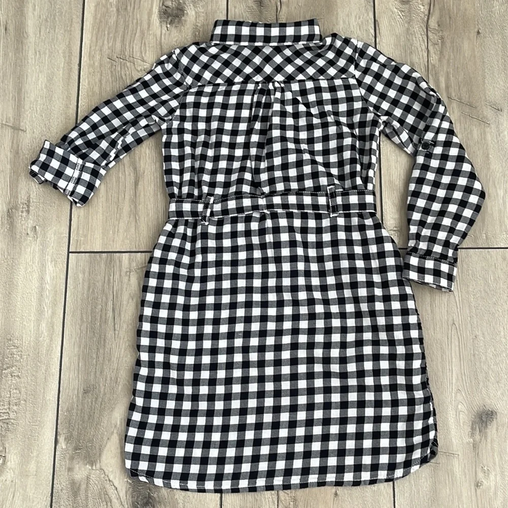 H&M Girl Plaid Cotton Dress Size 5-6y